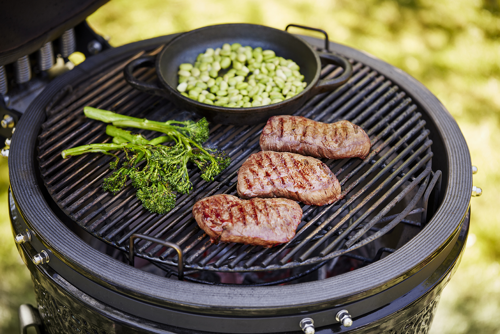 BBQ Ierse biefstuk met oesterzwammen